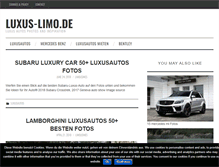 Tablet Screenshot of luxus-limo.de